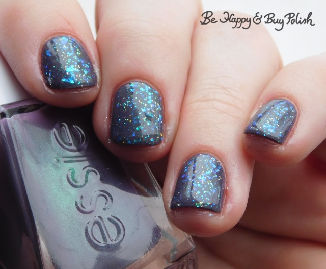 essie Twill Seeker, Sinful Colors Green Ocean, L.A. Colors Sassy Sparkle glitter manicure | Be Happy And Buy Polish